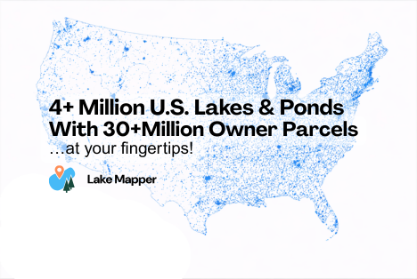 Is There a National Database of U.S. Lakes and Ponds?